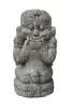 Product image 3 of the product “Ganesha with relief on the back, about 50 cm, natural stone, handmade, natural finish Natural | 50 cm”